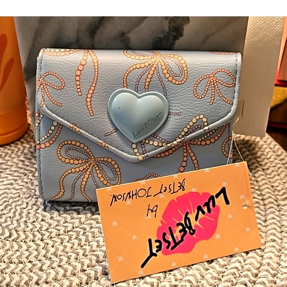 Betsey Johnson Handbags - BETSEY JOHNSON WALLET BLUE/ MULTI